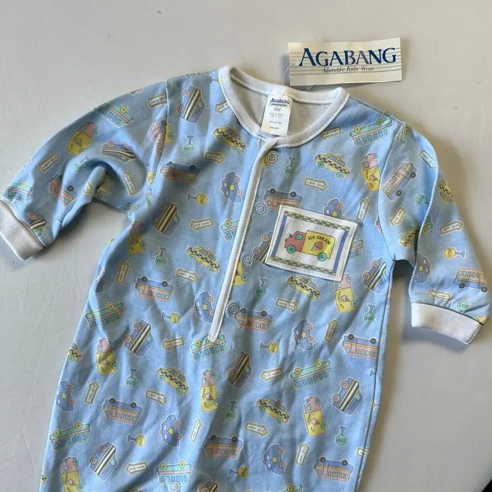 NWT Deadstock Vintage Ice Cream Truck Jumper Sz 6 mo